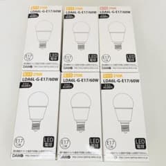 LED電球 E17口金 60W 電球色 6個 セット LDA6L-G-E17のサムネイル
