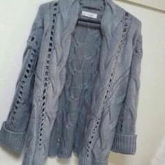 スナイデル♡snidel♡ニットガウン♡ケーブルニット♡のサムネイル