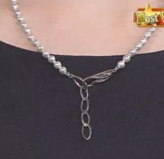 gstv越物アコヤ真珠ナチュラルカラーデザインネックレス （P5mm・50cm