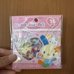 サンリオ　ウサハナクリスタルシールのサムネイル