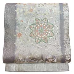 専用帯3180 3084 二点セット ●高級 正絹 六通 袋帯 華文 花文 専用帯3180 3084 二点セット ○高級 正絹 六通 袋帯 華文 花文 専用帯