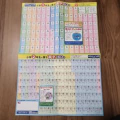 小学校　かんじ　読売こども新聞　1年生　2年生　3年生　ポケモン　クリアファイルのサムネイル