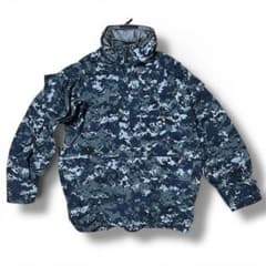 【美品】US NAVY ワーキングパーカー デジタルカモ S-XS Mサイズ相当 美品】US NAVY ワーキングパーカー デジタルカモ S-XS Mサイズ相当