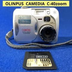オリンパス デジタルカメラ C-40zoom スマートメディア16 MB付 - メルカリ