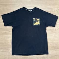 A BATHING APE カモフラポケット Tシャツ M ブラックのサムネイル