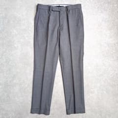 極美品】INCOTEXインコテックス ウールスリムスラックス ライトグレー