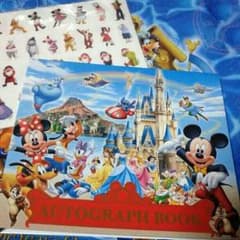 シール付き ディズニー サイン帳のサムネイル