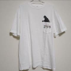 未使用 ゴジラ × 村上隆 ポケット Tシャツ カイカイキキ オーバー 