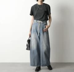 MM6 Maison Margiela メゾンマルジェラワイドデニムパンツ未使用のサムネイル