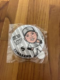 山川 穂高選手 若鷹ガチャ 缶バッジ - メルカリ