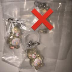 ケアベア クリアマスコットチャーム Sparkle Heart Bearsのサムネイル