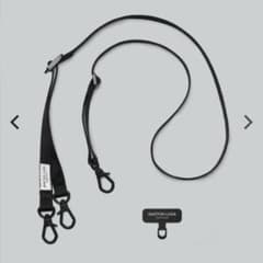 gaston luga　スマホストラップ　ブラックのサムネイル