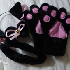 黒猫 コスプレ4点セットのサムネイル