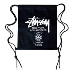 STUSSYナップサック　黒のサムネイル