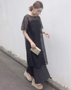 値下げOK AMERI BELTED MESH ドレスのサムネイル