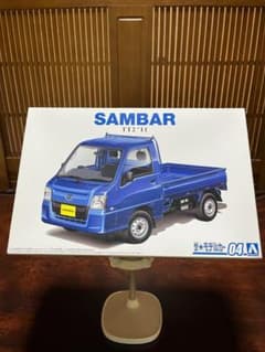 【新品・未使用・未開封】アオシマ 1/24 サンバートラック WRブルー限定のサムネイル