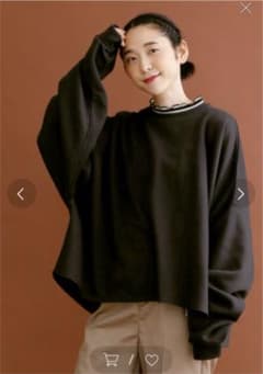 ブラック 黒 トレーナー＊メルローのサムネイル