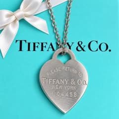 ✨美品✨TIFFANY&Co.リターントゥハートタグ ネックレス 925 鑑定済 美品 ティファニー リターントゥハートタグ ネックレス 50cm 社外