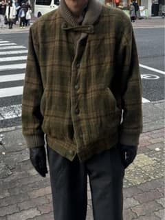 Vintage Yves Saint Laurent/チェックブルゾンのサムネイル