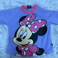 ミニーマウス 半袖Tシャツ パープルのサムネイル