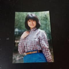 河合奈保子『ミニブロマイド』Kawai Naoko 昭和アイドルグッズ 激レア