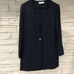 COLLGE. Gallrdagalante ブラックノーカラージャケットのサムネイル