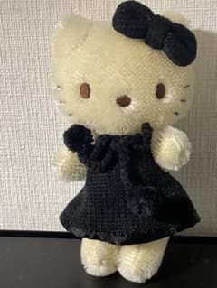 ハローキティ ミニモヘアドール ワンピース ぬいぐるみ サンリオ 黒