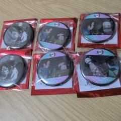 鬼滅の刃 全編再放送カフェ「好き」缶バッジ 6個セット炭治郎　禰豆子