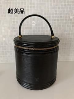 超美品！ルイヴィトン カンヌ エピ バニティ ハンドバッグ ブラック