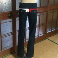 トミーガール ストレートパンツ ブラックのサムネイル