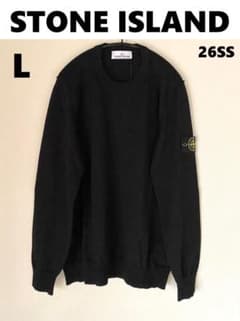 26SS【新品】STONE ISLAND ワッペン コットン ニット セーターL - メルカリ