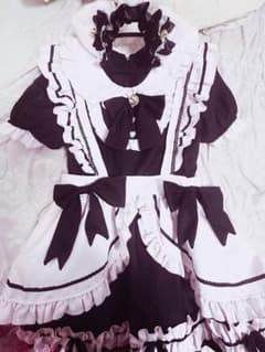 メイド服 セット 猫耳カチューシャ コスプレのサムネイル