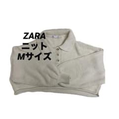 ZARAニット　Mサイズ　クロップド丈のサムネイル