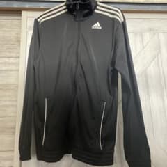 adidas ジャージ ジャケット ブラック Mサイズのサムネイル