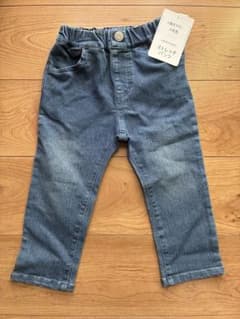 【新品タグ付き】バースデイ ストレッチパンツ デニム 7分丈 110センチのサムネイル