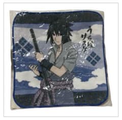 NARUTO（ナルト）うちはサスケ ミニタオル ハンカチ20x20cm新品未使用
