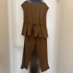 Elura ブラウン セットアップ Lサイズ