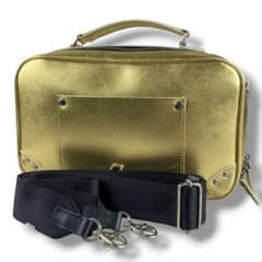 美品 トリコ コムデギャルソン 2WAY ショルダー バッグ メタリック 
