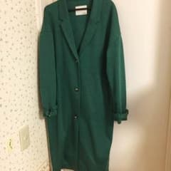moussy グリーン ロング コートのサムネイル