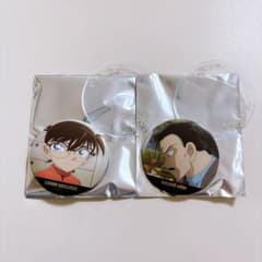 名探偵コナン 隻眼の残像 缶バッジ 江戸川コナン 毛利小五郎 - メルカリ