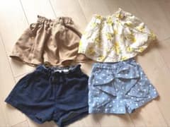 petit main⭐︎ハーフパンツ スカート4点セット 80cmのサムネイル