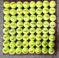 ⭐️大量・格安‼️中古テニスボール64球ウィルソン➕ダンロップHDへは