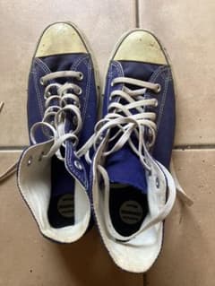Converse ハイカットスニーカー パープル紫のサムネイル