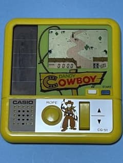 カシオ ダンディカウボーイ ゲームウォッチ Dandy Cowboy Vintage handheld electronic game from CASIO - MODEL