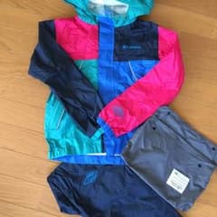 コロンビアColumbiaレインウェアーキッズkidsＳサイズ130のサムネイル