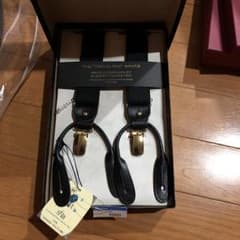 サスペンダー おしゃれ黒のサムネイル