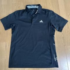 adidas ゴルフ ポロシャツ ブラック メンズのサムネイル