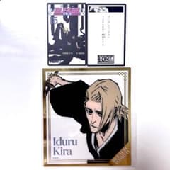 BLEACH WORLD 巻頭歌骨牌 クリア色紙　吉良イヅル　2点セットのサムネイル