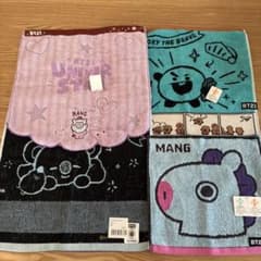 BT21 핸드 타월 4장