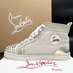 美品✨ ルブタン ハイカット スパイクスタッズ オーロラ メンズ
